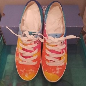 Tye dye sneakers